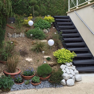 escalier exterieur jardin