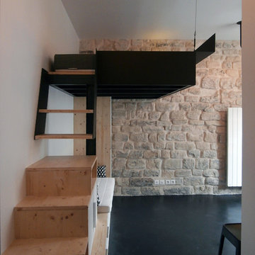escalier sur mesure bois métal