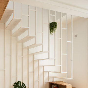 Escalier suspendu