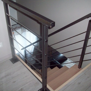 garde corps en kit pour escalier et mezzanine