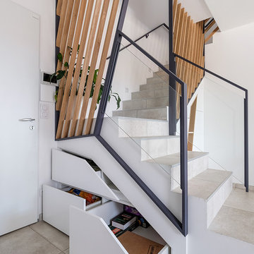 Garde corps et sous escalier