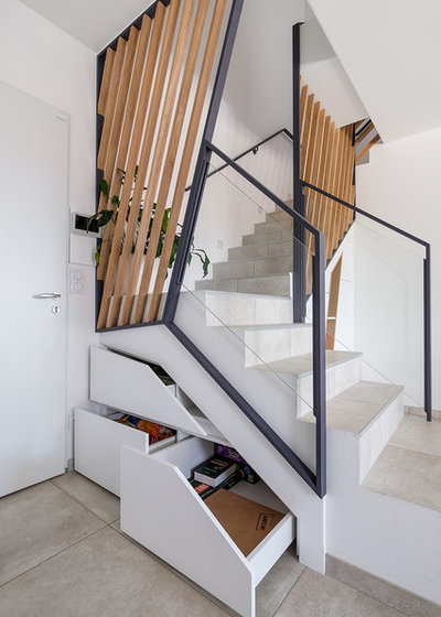 Современный Лестница by Guillaume Bouvet - Artisan menuisier designer