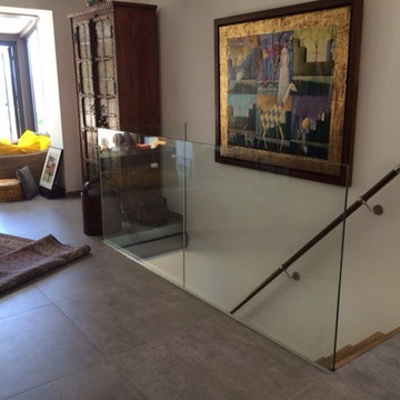 Garde de corps en verre