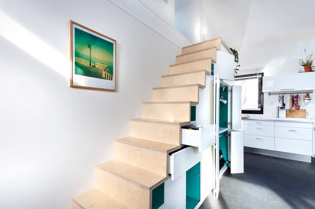 Модернизм Лестница by Thibault Pousset Photographe d'Architecture