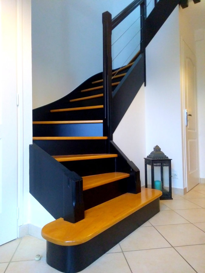Mise en peinture d'escaliers