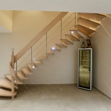 Nos escaliers en bois contemporains