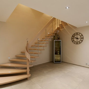 Nos escaliers en bois contemporains