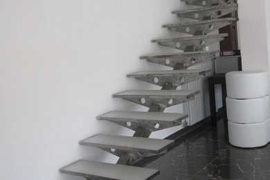 Inspiration pour un escalier urbain.
