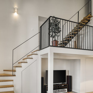 Réalisation d'un escalier design.