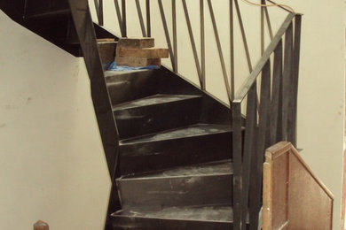 Cette image montre un escalier nordique.