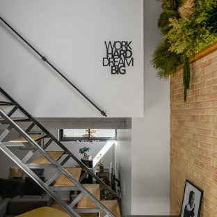 Exemple d'un escalier industriel.