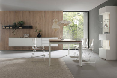 Стильный дизайн: столовая в стиле модернизм - последний тренд