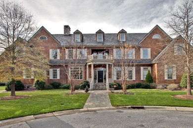 Traditional exterior home idea in Charlotte