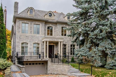 This is an example of a large classic house exterior in Toronto.
