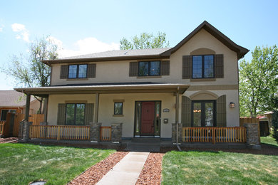Example of a classic exterior home design in Denver