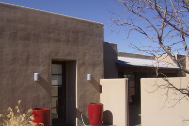 Trendy exterior home photo in Albuquerque