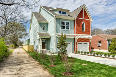 Inspiration for a craftsman exterior home remodel in Nashville