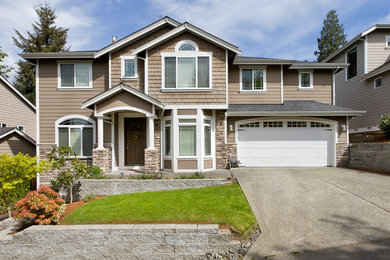 This is an example of a classic house exterior in Seattle.