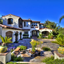 Mediterranean Exterior by Jay Andre Construction, Inc.