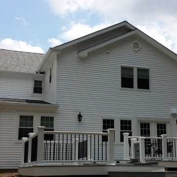 2-story addition at rear of house