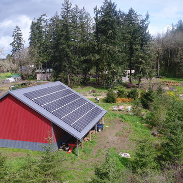 20.67kW Grid-Tied Solar Photovoltaic System - Net Zero Barn