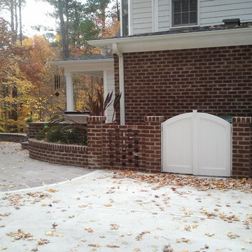2011 Wessex - After Photo - Driveway / Brick Utility Screen