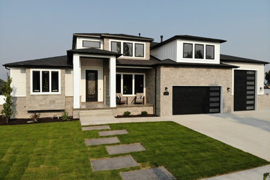Photo of a contemporary house exterior in Salt Lake City.