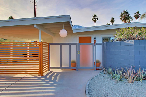 Midcentury Exterior by Real Estate Judge