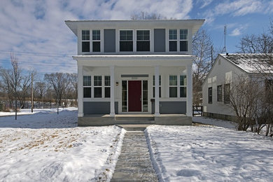 Arts and crafts exterior home photo in Minneapolis