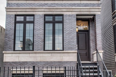 Minimalist exterior home photo in Chicago