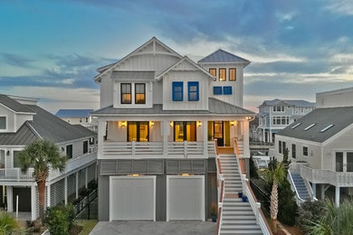 This is an example of a nautical house exterior in Other.