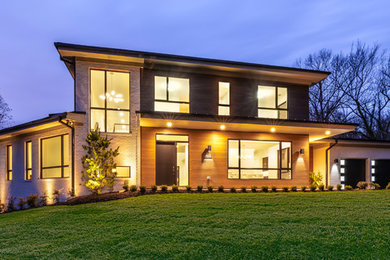This is an example of a large modern house exterior in DC Metro.
