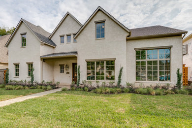 Transitional exterior home photo in Dallas
