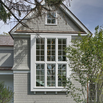 Custom Contemporary Shingled House in Northbrook