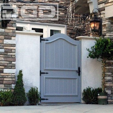 A Custom French Style Couryard Gate - Architectural Design Elements