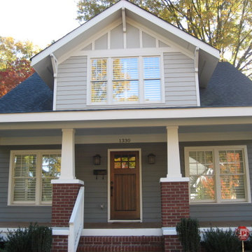 A new craftsman bungalow with historic charm.