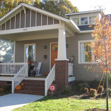 A new craftsman bungalow with historic charm.