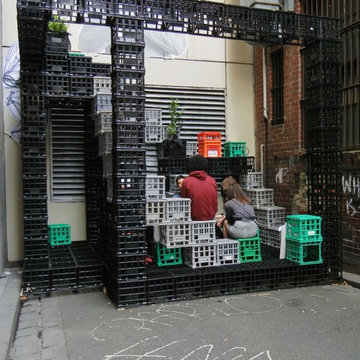 A Playground for Urban Dwellers/ Reuse of  Milk Crates