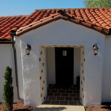 A quaint Spanish Revival style Entry in Santa Barbara CA