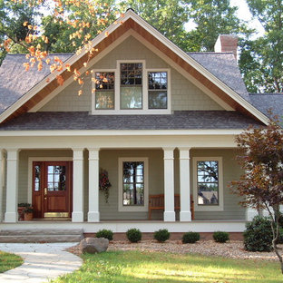 Esempio della facciata di una casa american style
