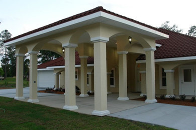 Tuscan exterior home photo in Jacksonville