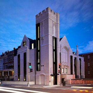 Example of a minimalist exterior home design in DC Metro