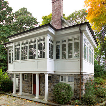 Addition to Federal Style Colonial home in Scarsdale, NY