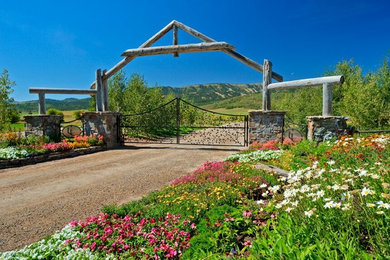 This is an example of a rustic house exterior in Boise.