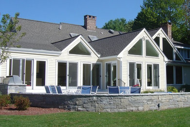 Example of a classic exterior home design in New York