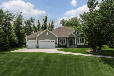 Inspiration for a timeless exterior home remodel in Other