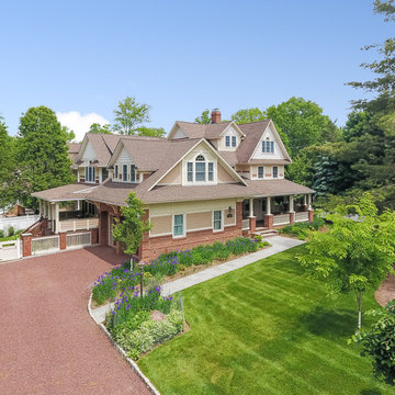 Aerial View of this Turn of the Century Home