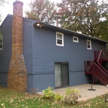 After exterior house painting in Atlanta