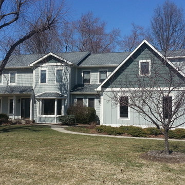 After - LP SmartSide facelift & Sherwin Williams Emerald paint