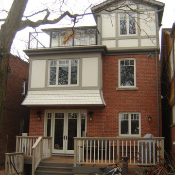 After, Rear of House, Balcony, Craftsman Exterior